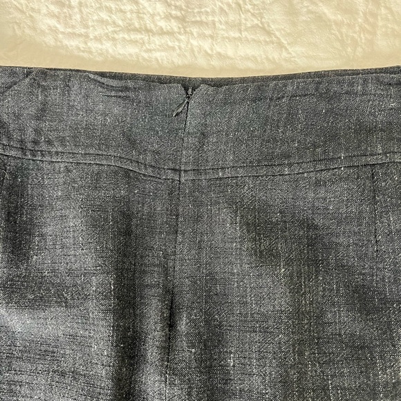 Eileen Fisher straight denim-feel linen skirt - Picture 5 of 5